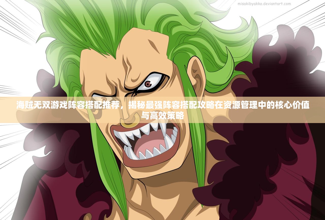 海賊無雙游戲陣容搭配推薦，揭秘最強陣容搭配攻略在資源管理中的核心價值與高效策略