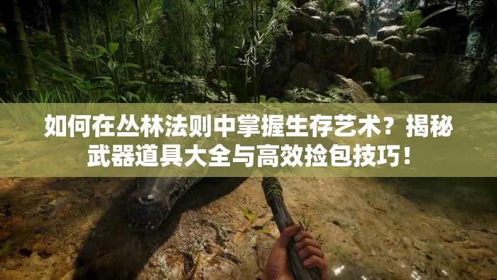 如何在叢林法則中掌握生存藝術(shù)？揭秘武器道具大全與高效撿包技巧！