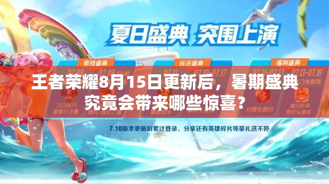 王者榮耀8月15日更新后，暑期盛典究竟會(huì)帶來(lái)哪些驚喜？