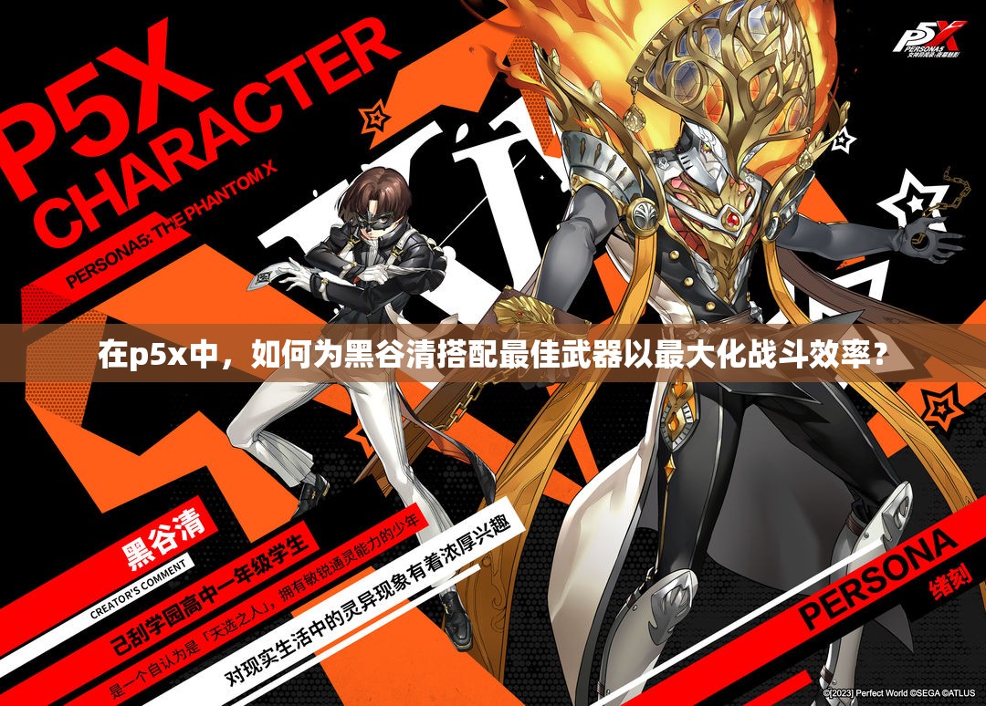 在p5x中，如何為黑谷清搭配最佳武器以最大化戰(zhàn)斗效率？